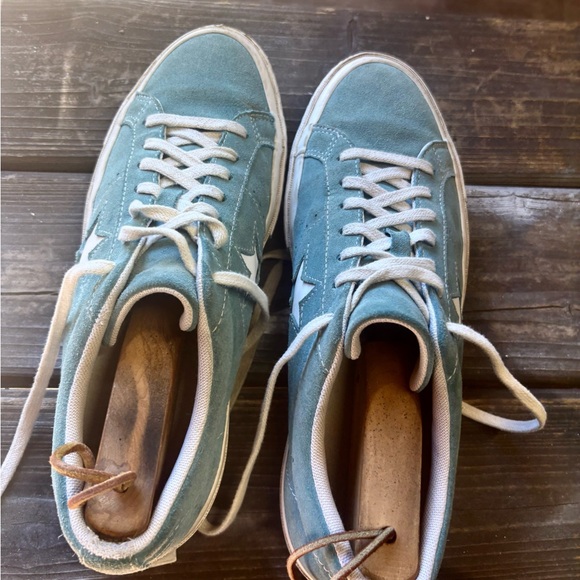 Converse Men's Blue Suede Sneakers size 9 - Picture 7 of 7